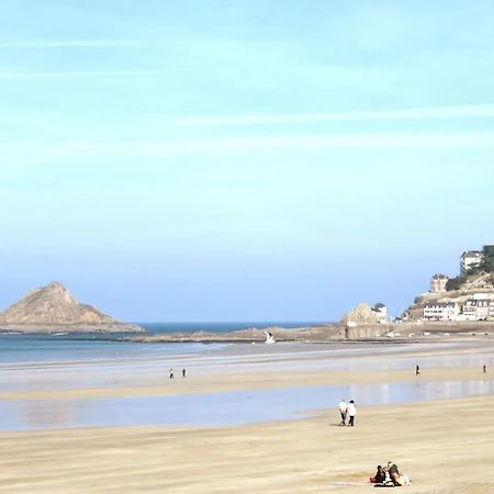 Les Bains Studio Vue Mer Pleneuf-Val-Andre Esterno foto