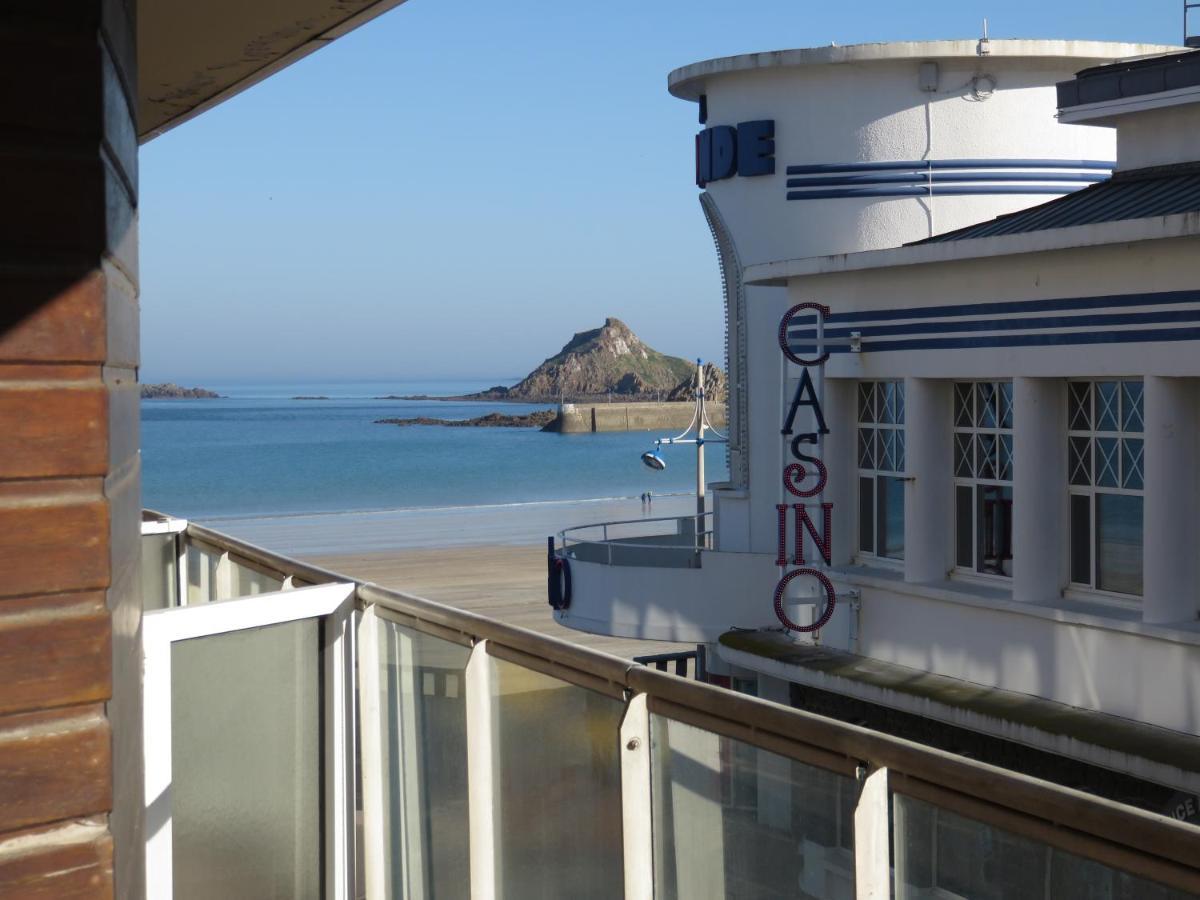 Les Bains Studio Vue Mer Pleneuf-Val-Andre Esterno foto