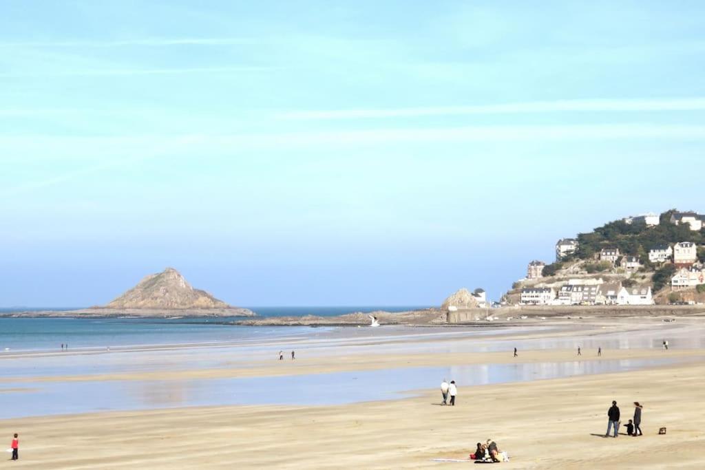 Les Bains Studio Vue Mer Pleneuf-Val-Andre Esterno foto