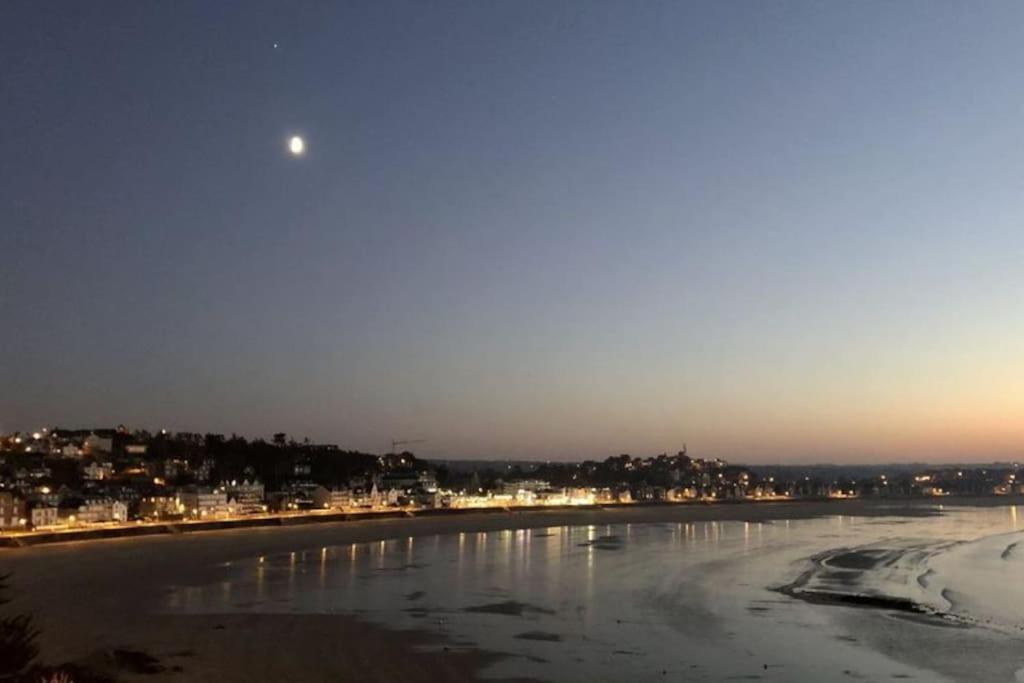 Les Bains Studio Vue Mer Pleneuf-Val-Andre Esterno foto